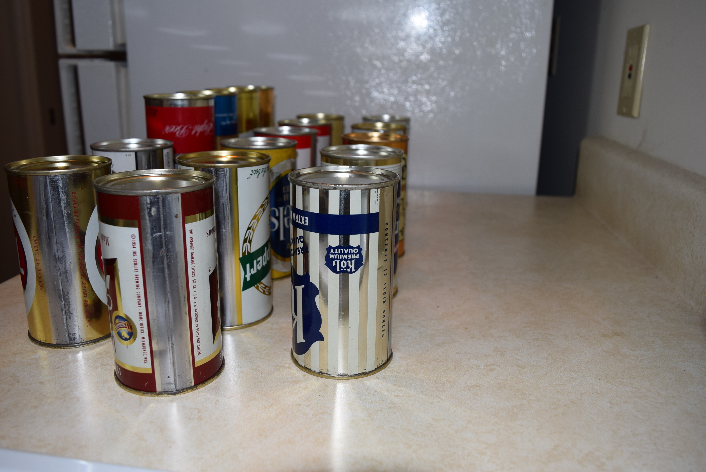 Mid-Century Collectible Beer Cans