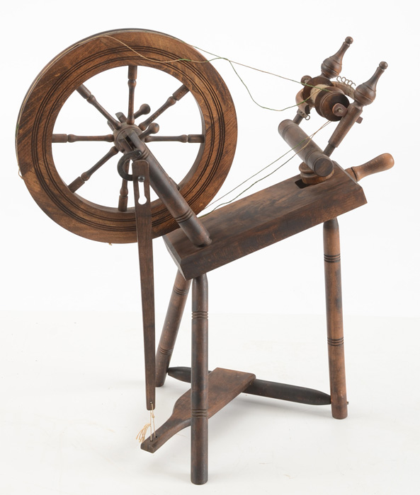 Vintage Haldane Spinning Wheel and Accessories