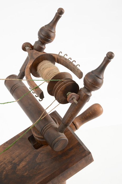 Vintage Haldane Spinning Wheel and Accessories