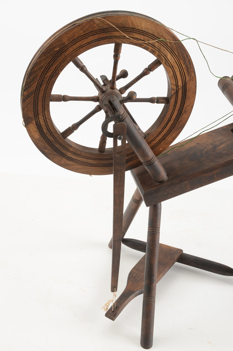 Vintage Haldane Spinning Wheel and Accessories