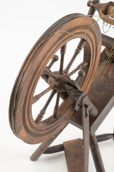 Vintage Haldane Spinning Wheel and Accessories