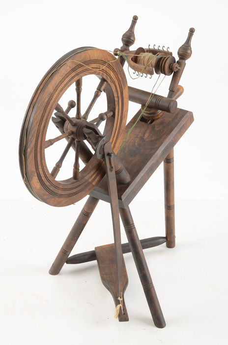 Vintage Haldane Spinning Wheel and Accessories