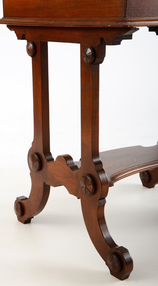 Victorian Eastlake Slant Lid Desk