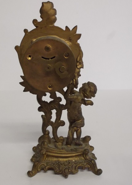 Ansonia Empire Style Cherub Mantel Clock