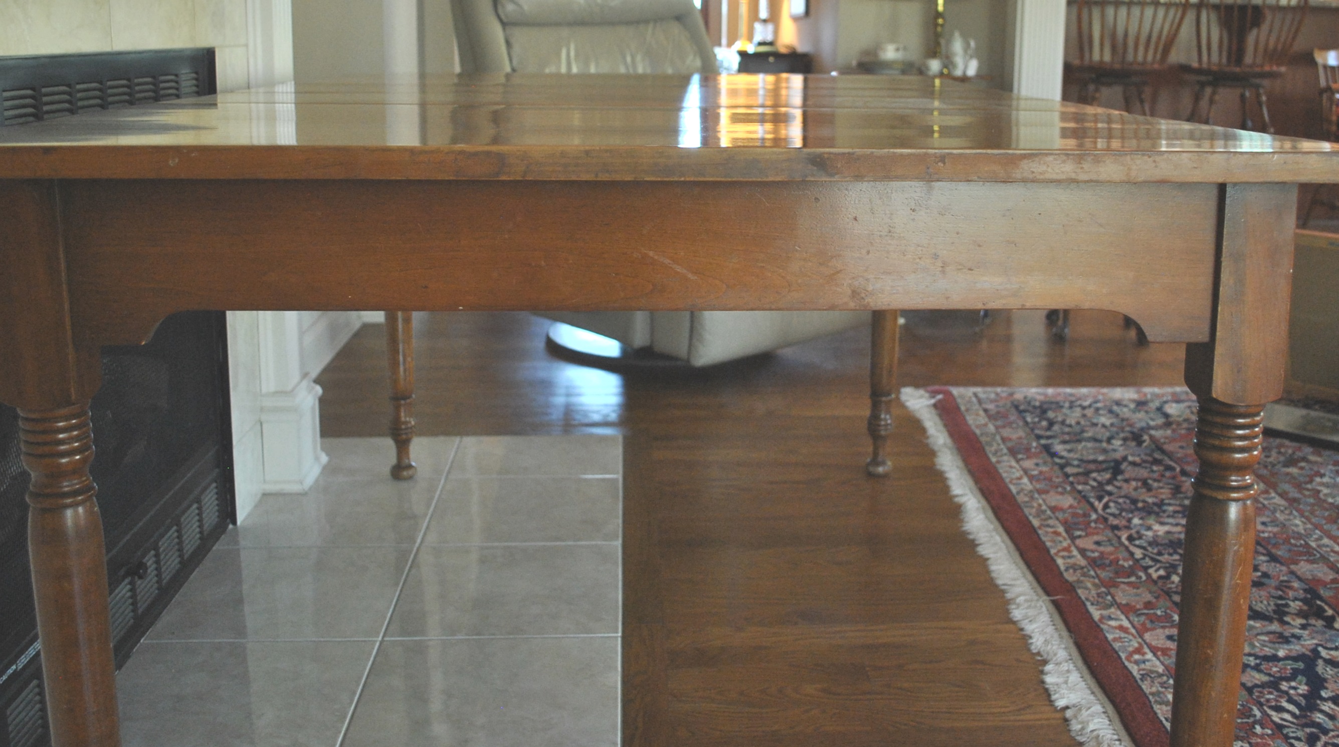Vintage Mahogany Dining Table