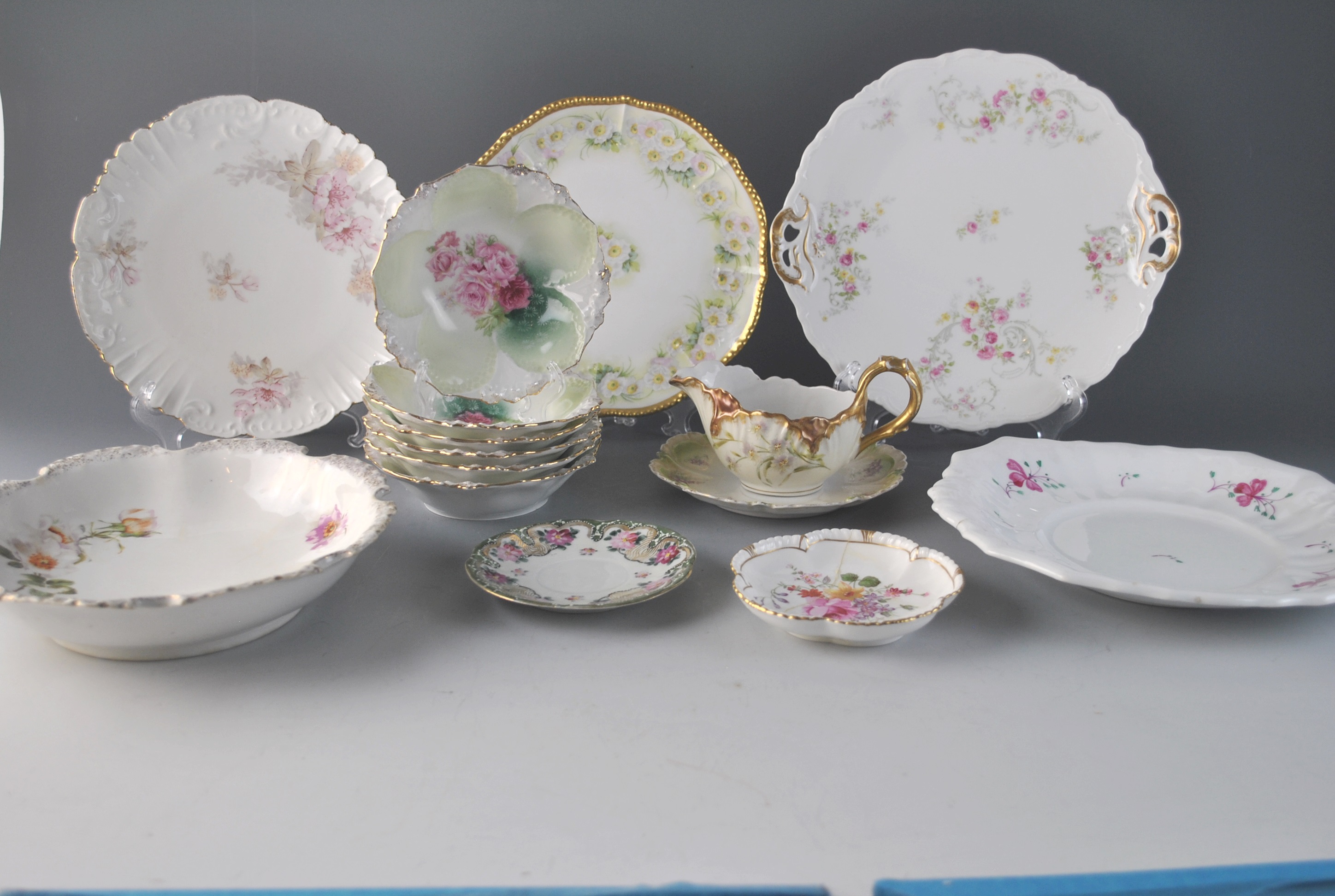 Collection of Antique and Vintage Floral Bone China