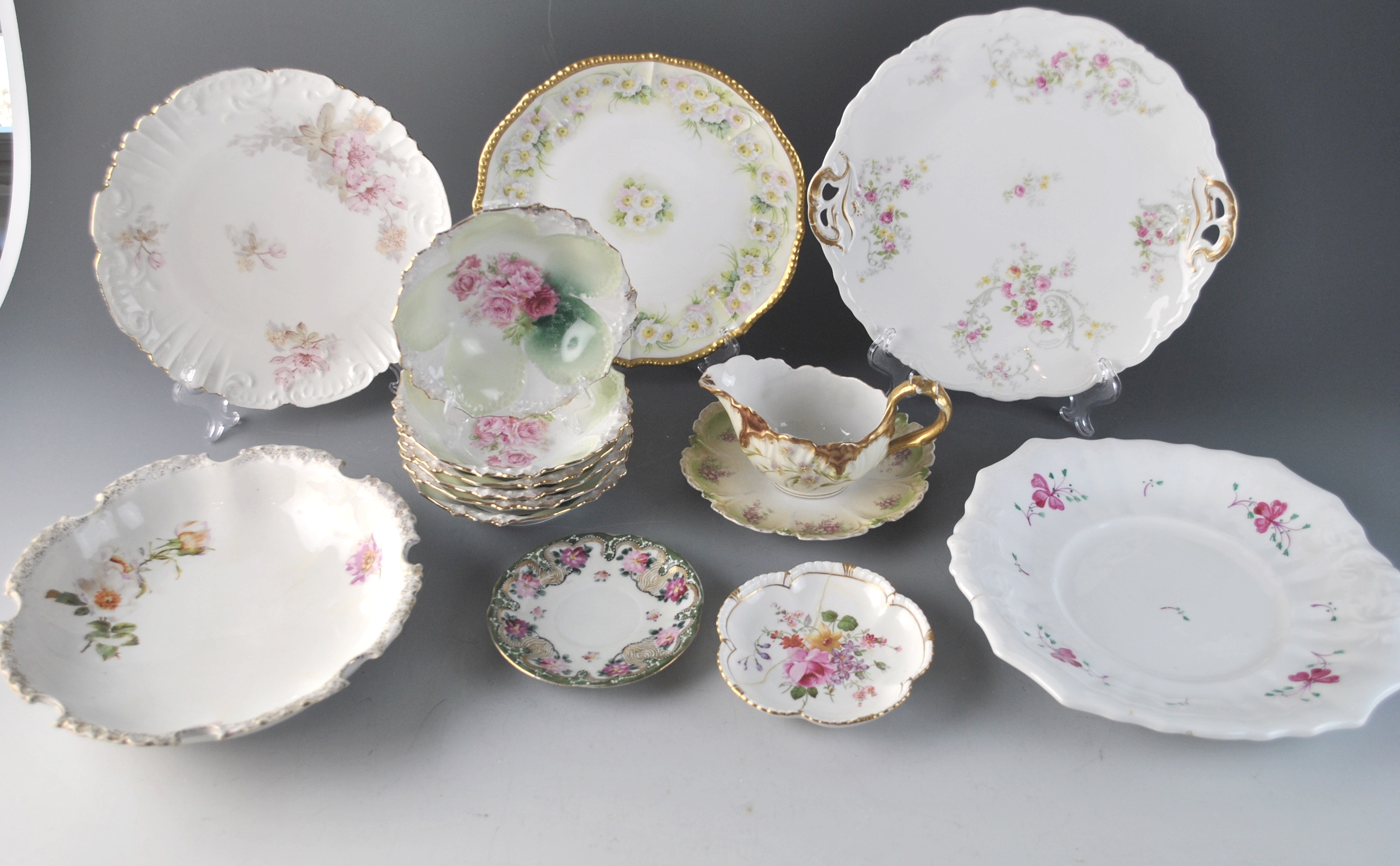 Collection of Antique and Vintage Floral Bone China
