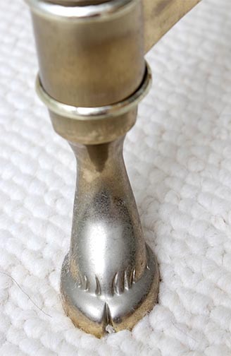 Art Deco Round Glass Top Table