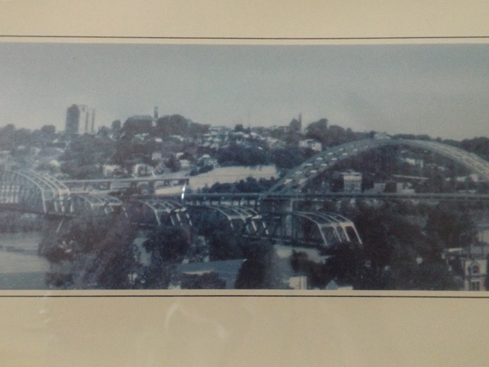 Signed Edward Pikar Panoramic Cincinnati Skyline Photo Print