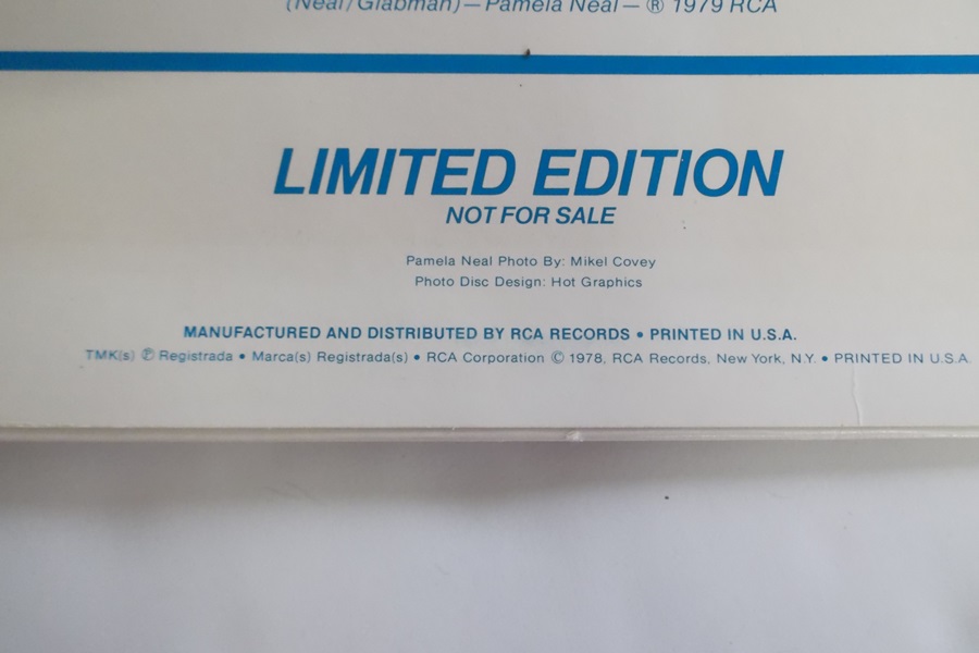 1978 Pete Rose Charlie Hustle Pamela Neal Vinyl Record