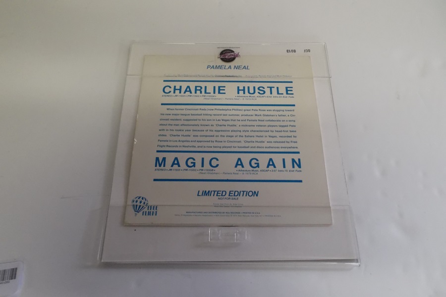 1978 Pete Rose Charlie Hustle Pamela Neal Vinyl Record