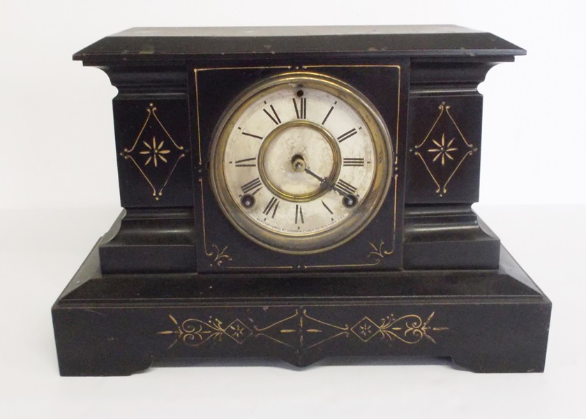 Ansonia Metal Mantel Clock