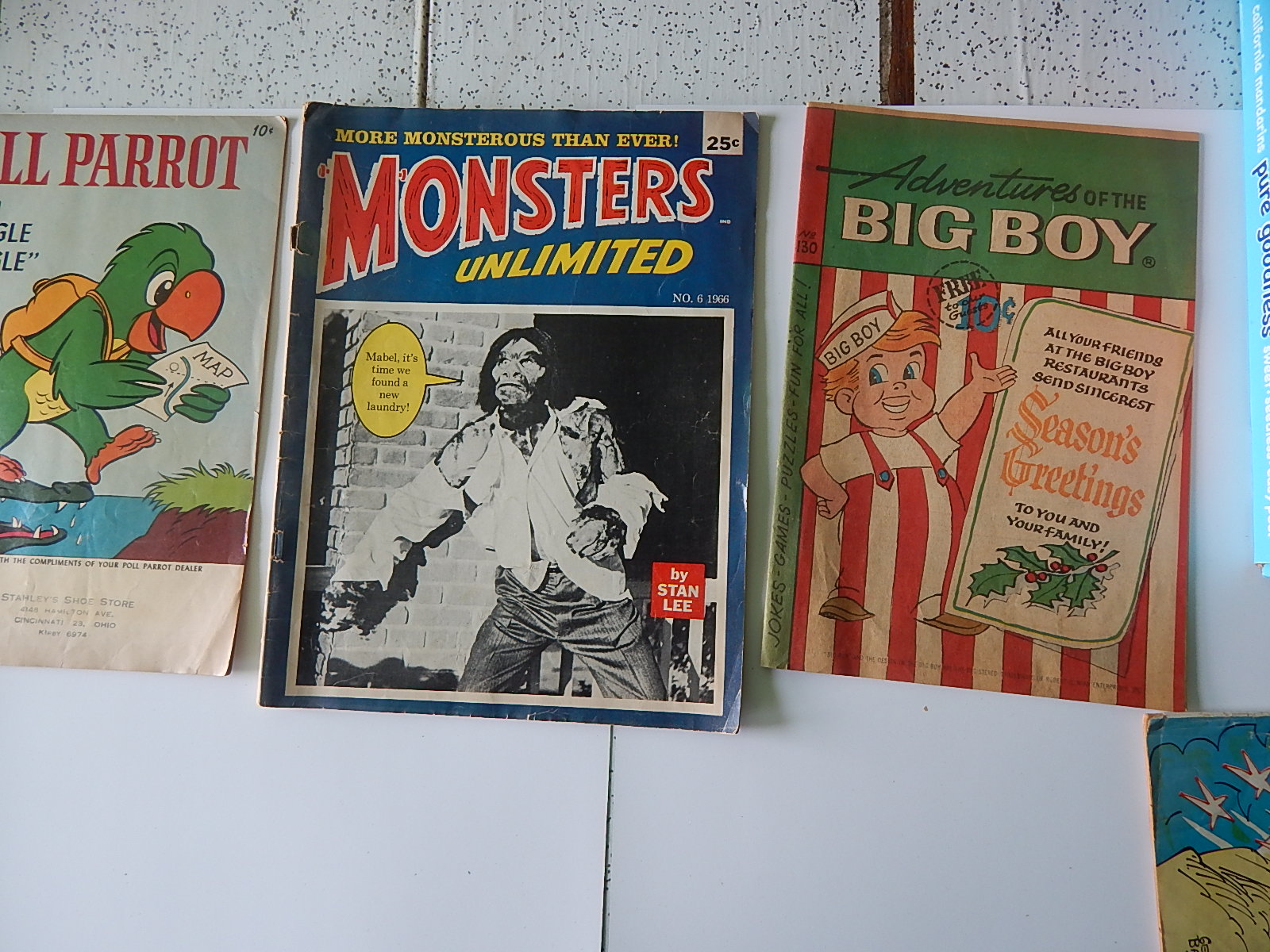 Three Shelf Lot of Comic Books and Collectible Ephemera
