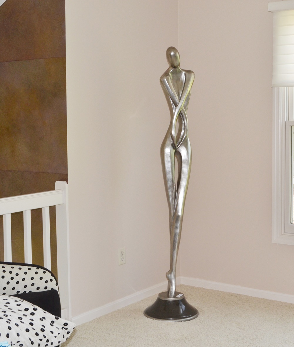 "Essence Of Being II" Modern Male Floor Sculpture By Artmax