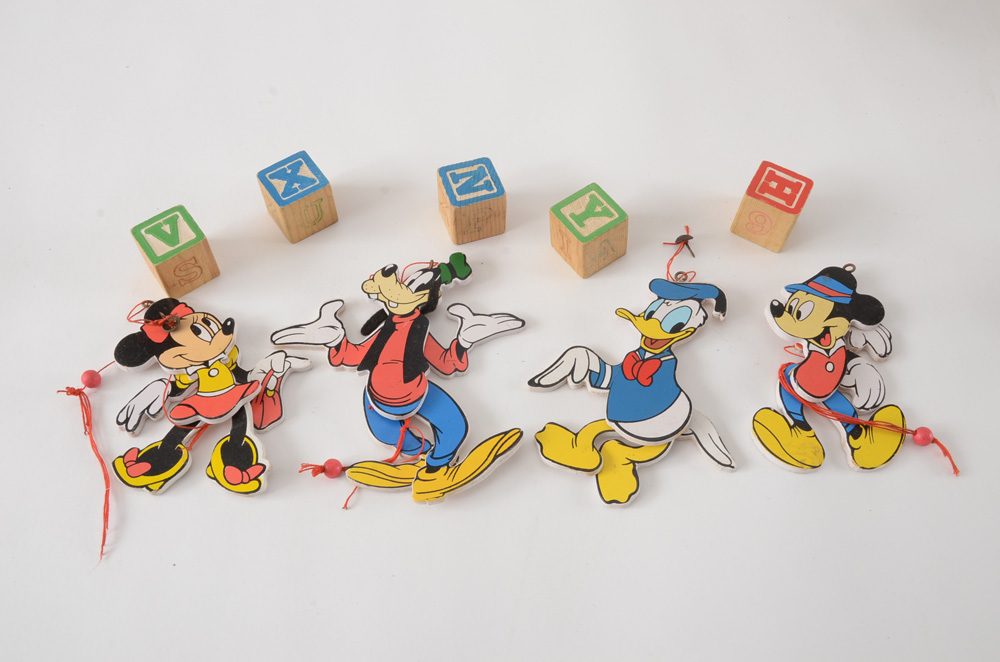 Box Lot of Mixed Vintage Fisher Price Toys