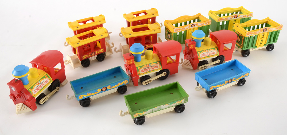 Vintage Lot of Fisher Price Little People Circus Set
