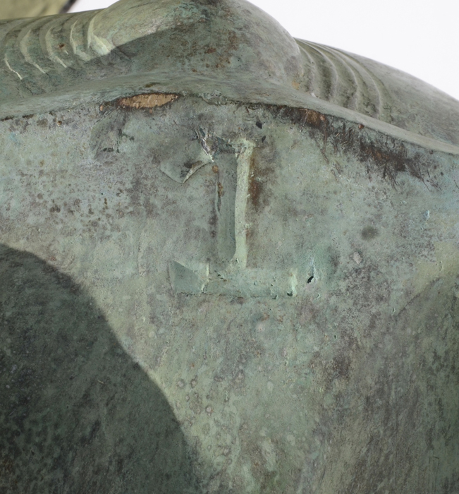 Pair of Life-Size Bronze English Bulldog Statues