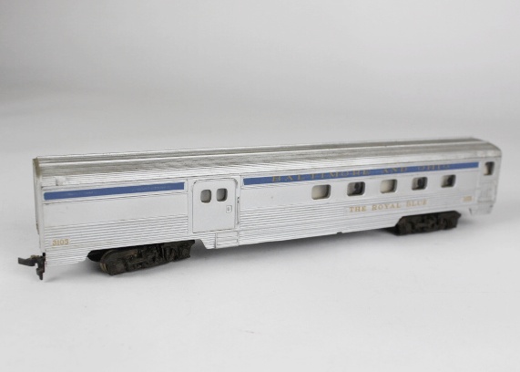 Tyco HO Baltimore & Ohio Locomotive, Coal, Five Passenger Cars