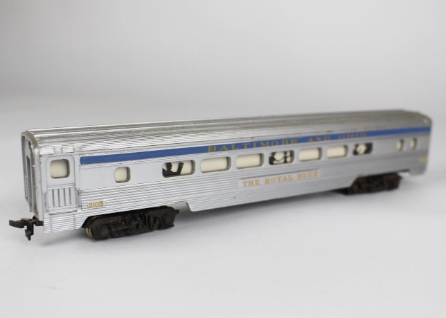 Tyco HO Baltimore & Ohio Locomotive, Coal, Five Passenger Cars
