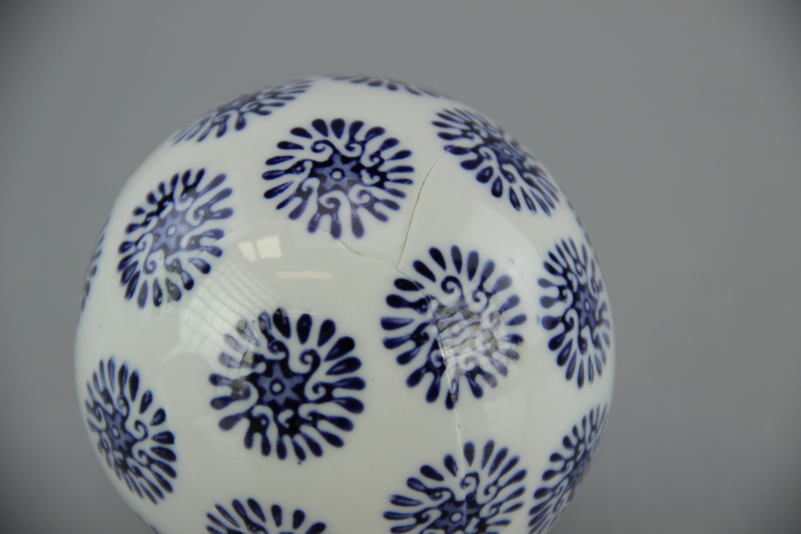 Set of Six Decorative Ceramic Balls