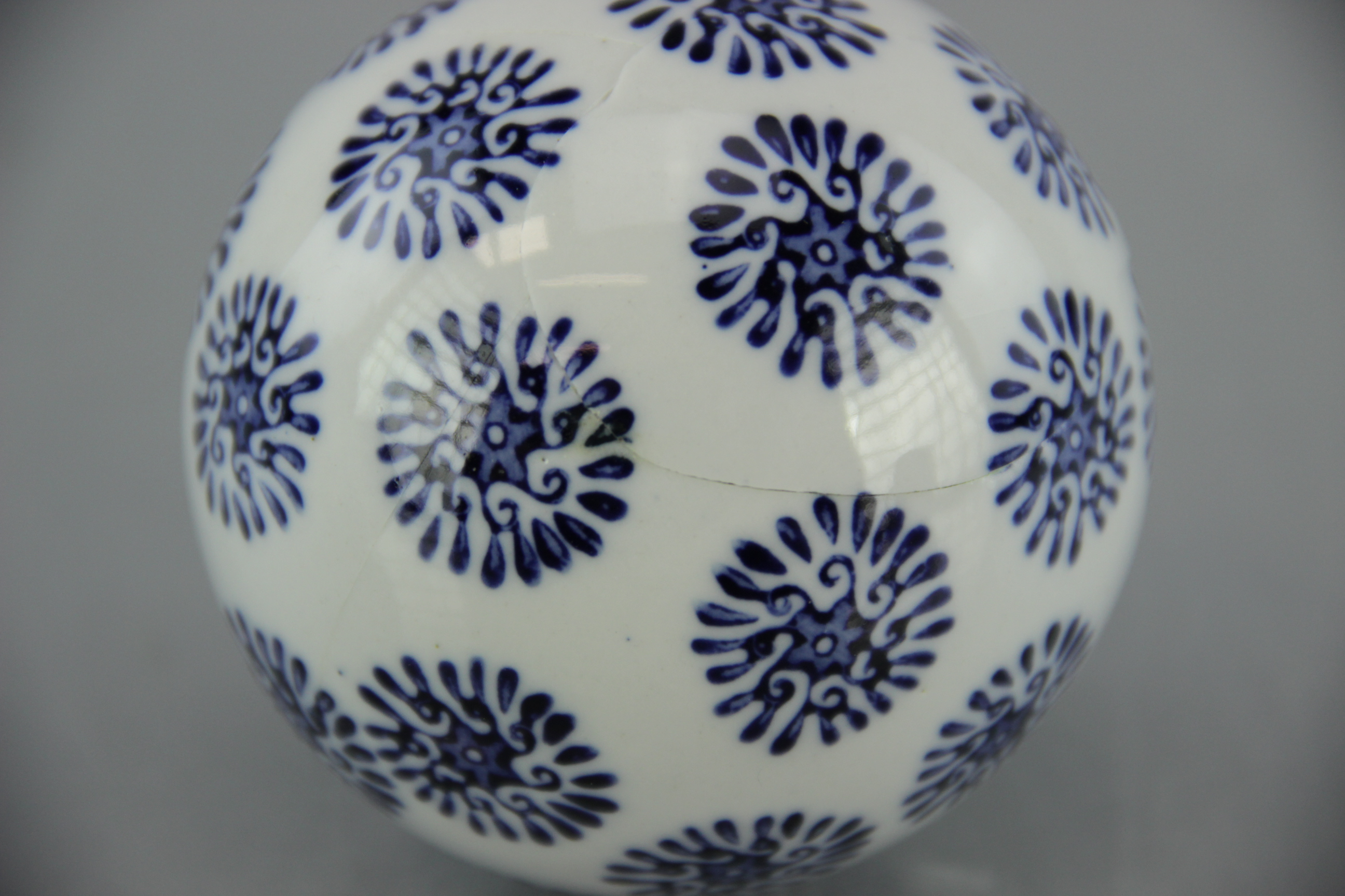 Set of Six Decorative Ceramic Balls