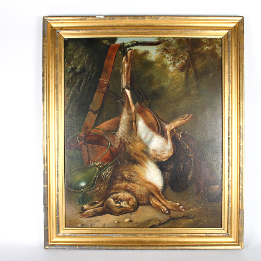 Unique Hunted Rabbit Painting | Everything But The House