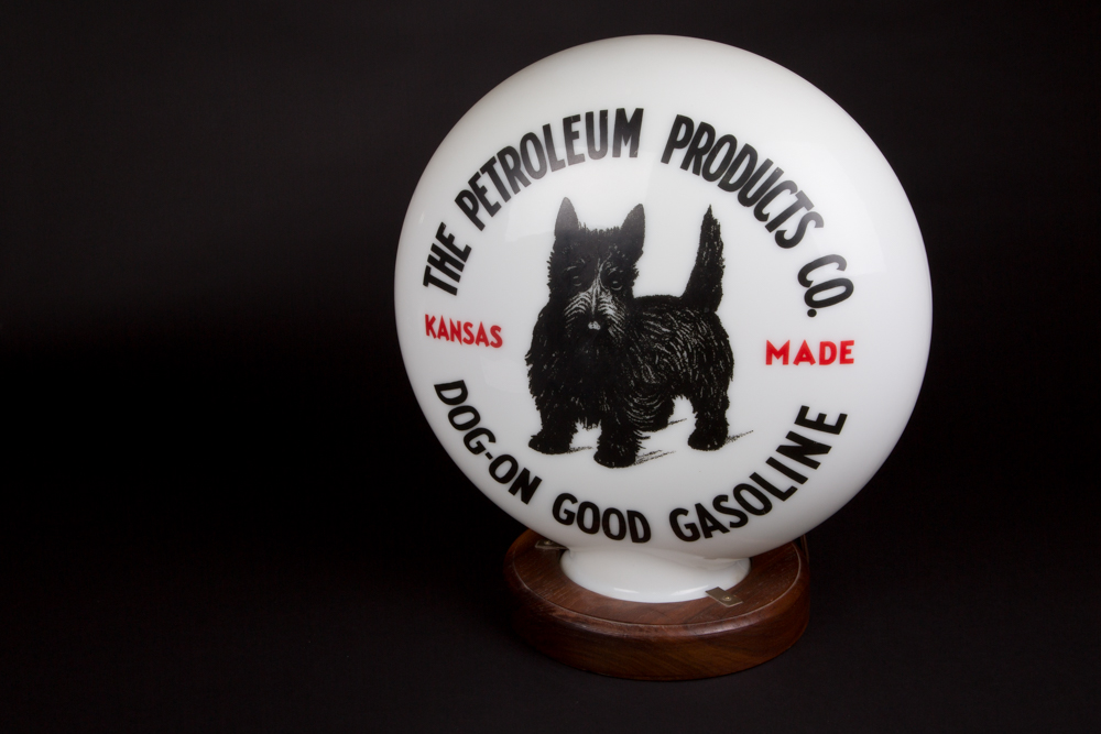 Reproduction Petroleum Products Company Scottie Gas Pump Lamp