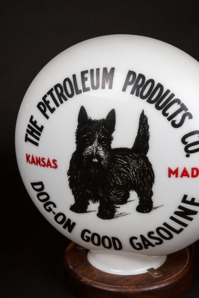 Reproduction Petroleum Products Company Scottie Gas Pump Lamp