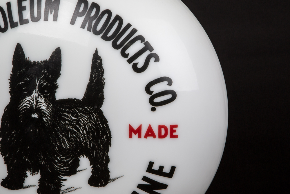 Reproduction Petroleum Products Company Scottie Gas Pump Lamp