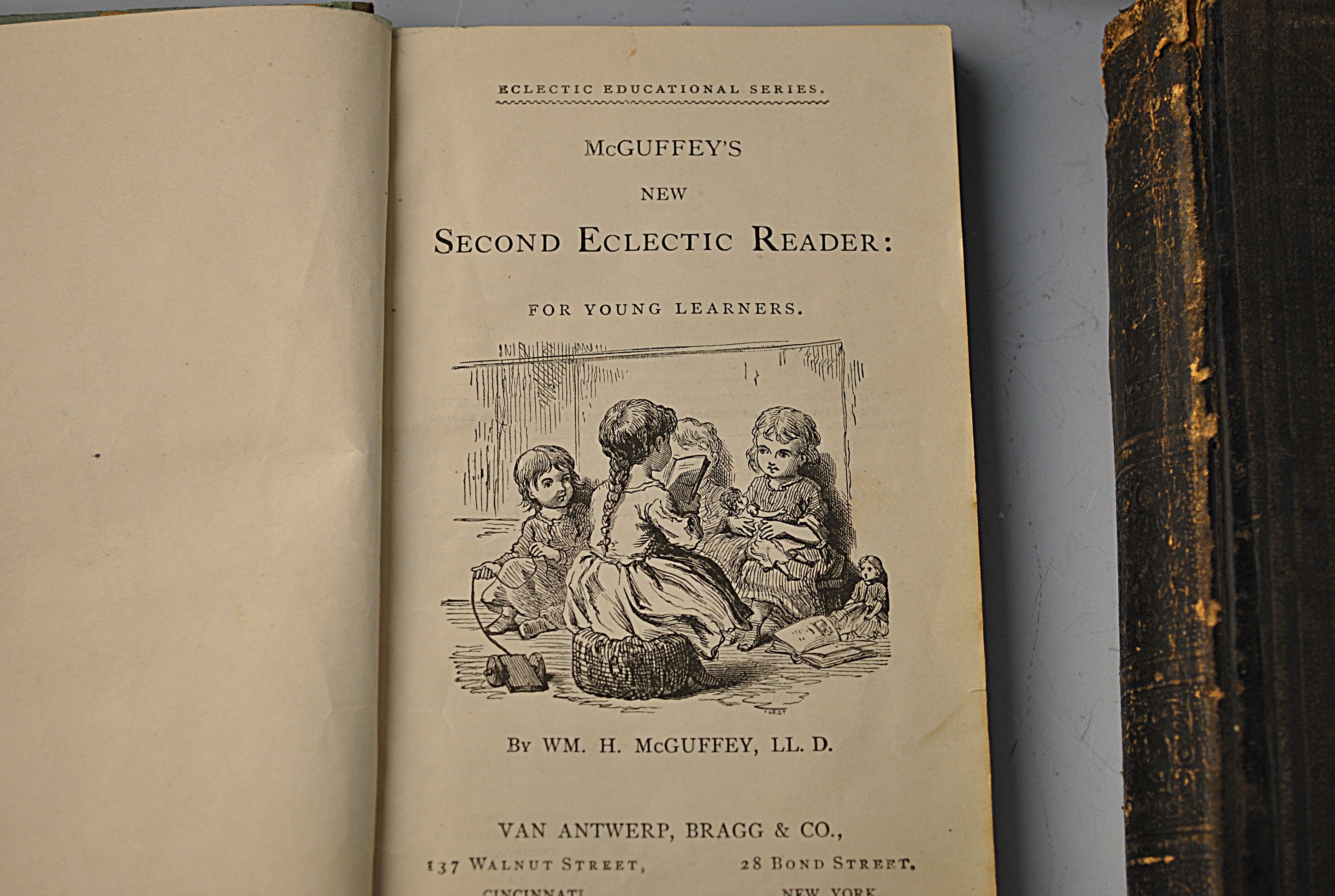 Ten Antique and Vintage McGuffey's Reader Books