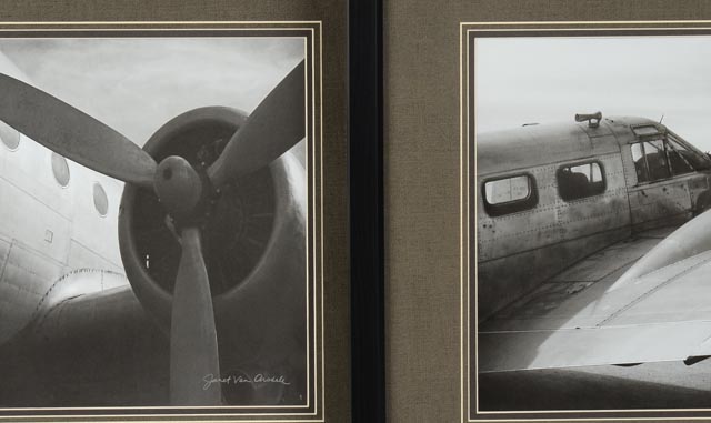 Pair of Janet Van Arsdale Framed Photographic Prints