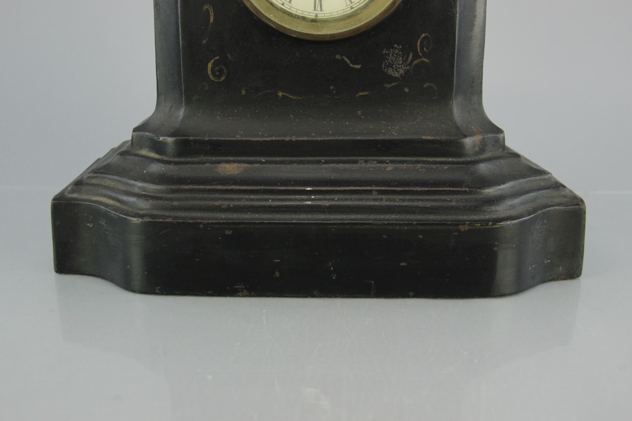 Antique Cast Iron Mantel Clock