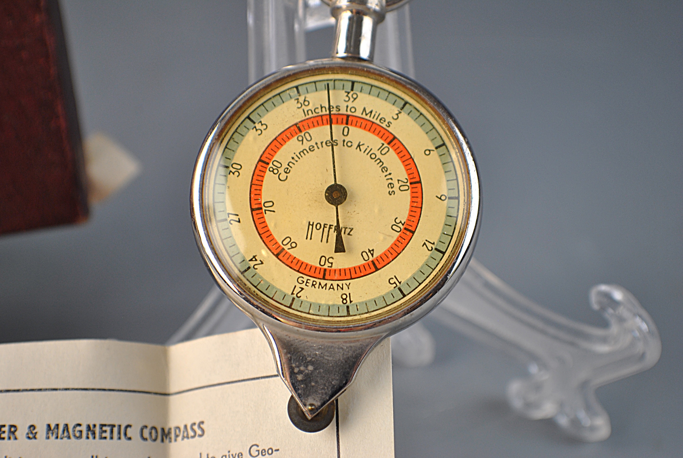 Vintage Hoffritz Germany Map Measurer & Compass in Box