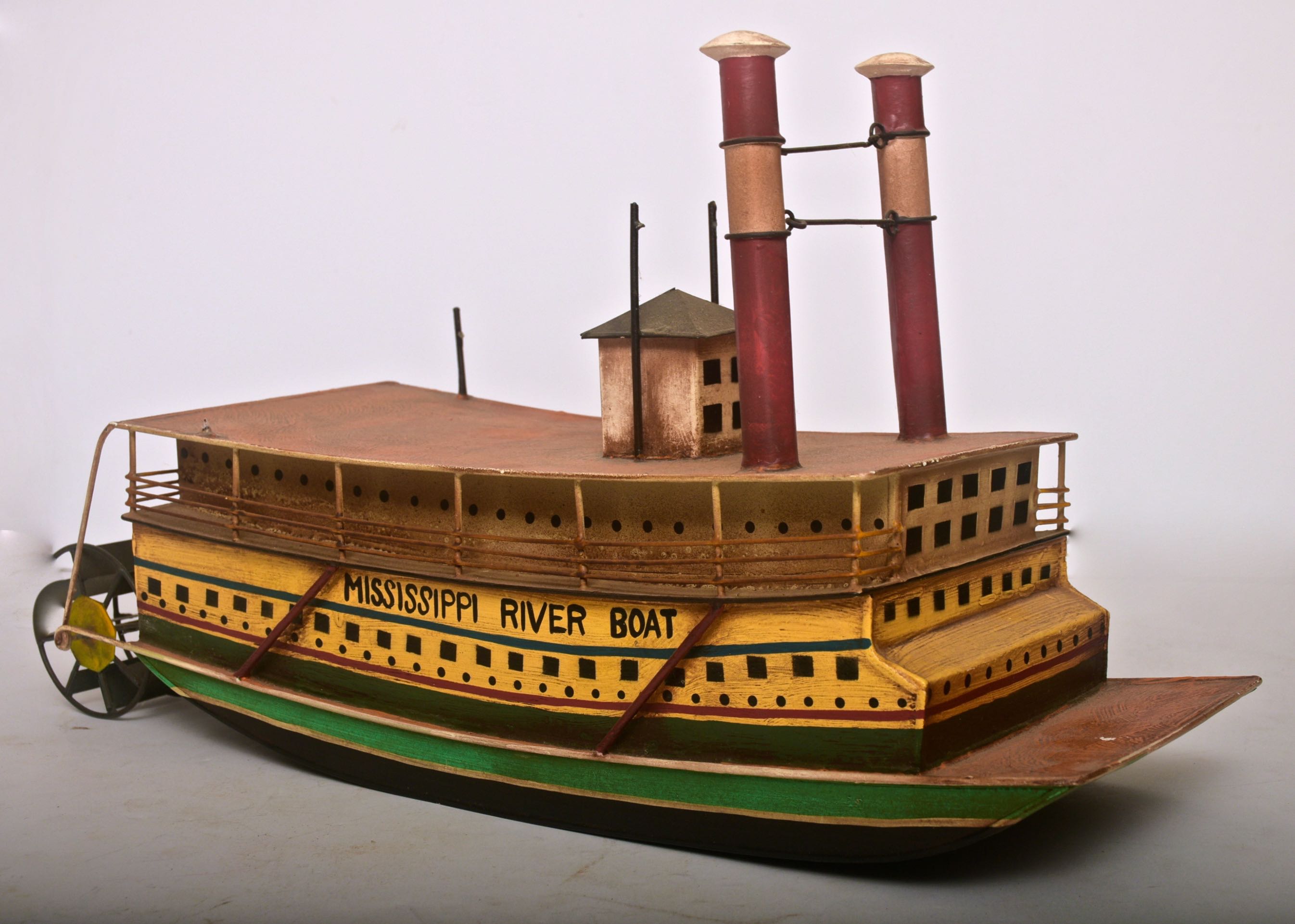 Mississippi Paddle Boat Model