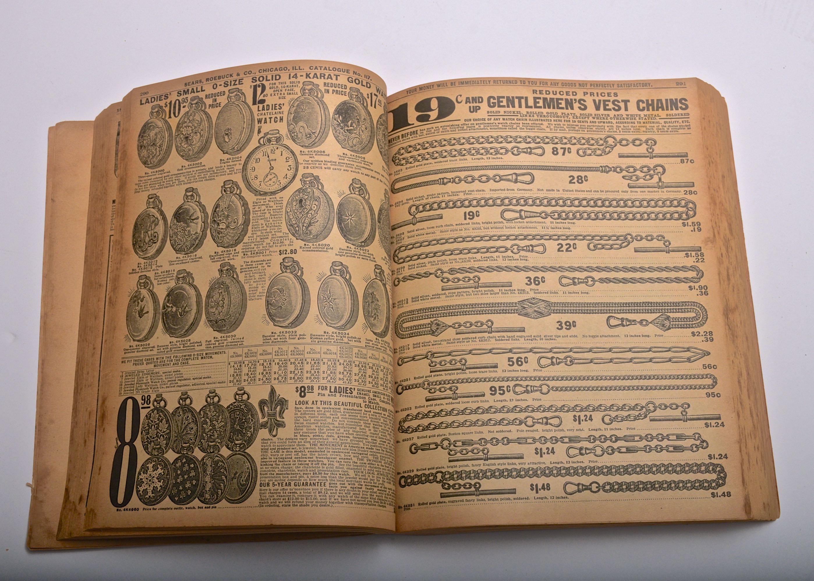 Vintage 1908 Sears Roebuck Catalogue