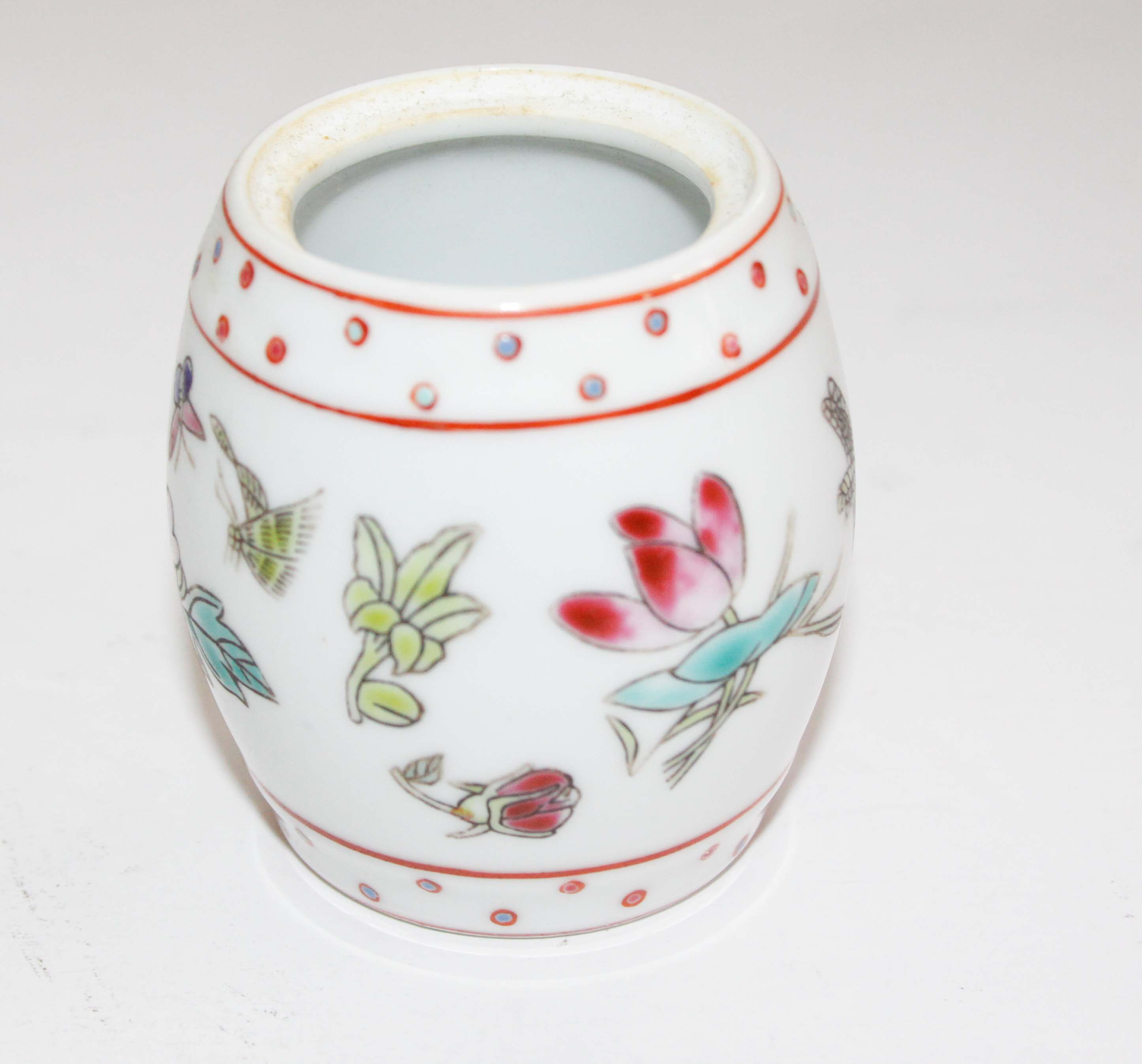 Chinese Porcelain Floral Decorations