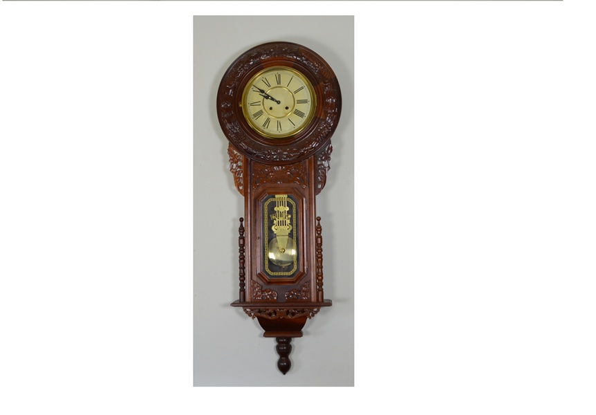 Vintage Regulator Wall Clock