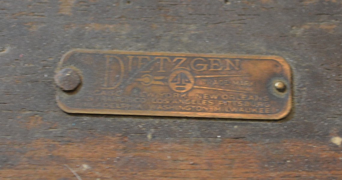 E. Dietzen Co. Vintage Brass Transit, Tripod and Case