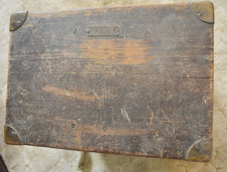 E. Dietzen Co. Vintage Brass Transit, Tripod and Case