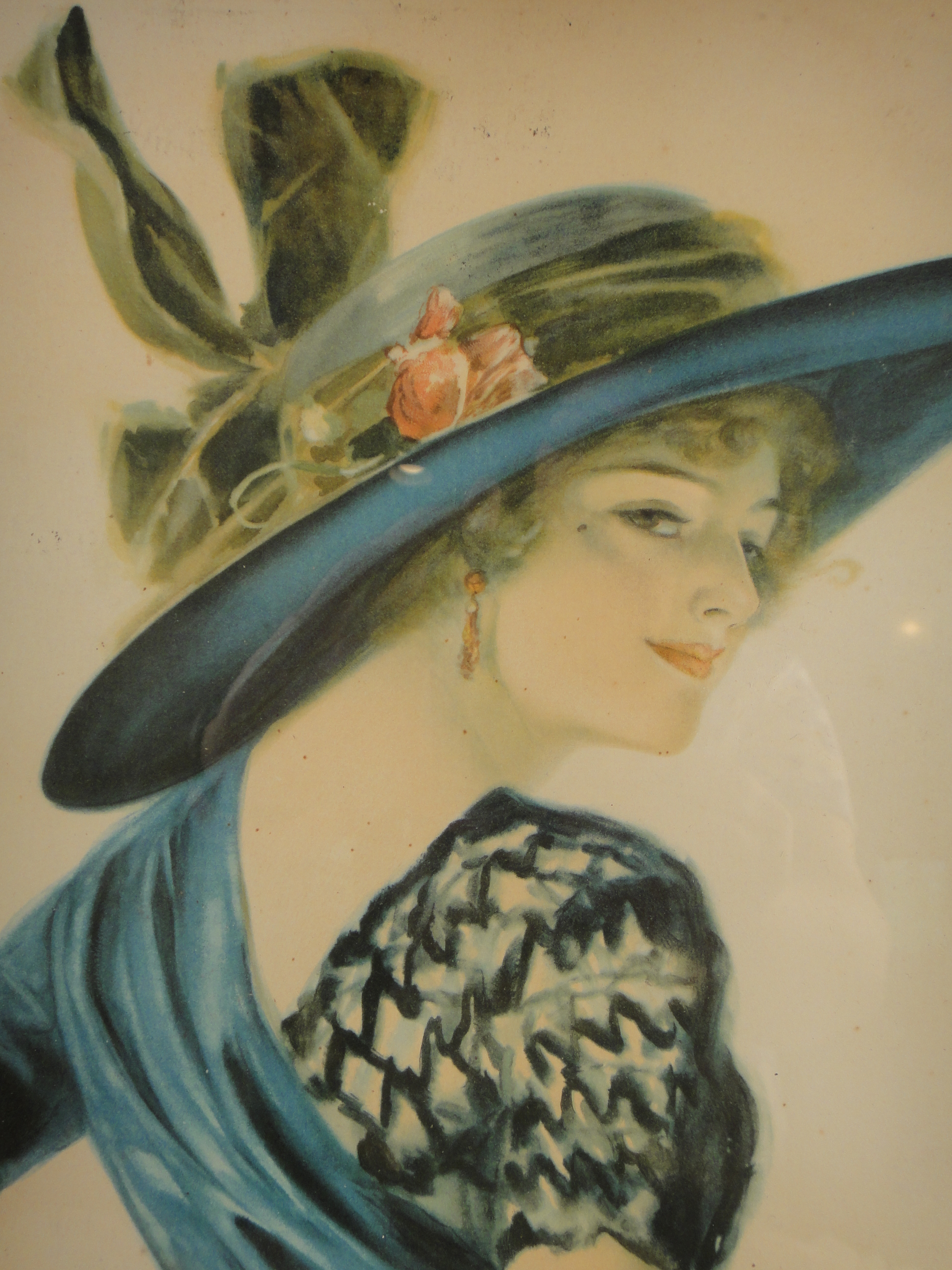 Vintage Original Mecca Cigarettes Advertising Framed Sign