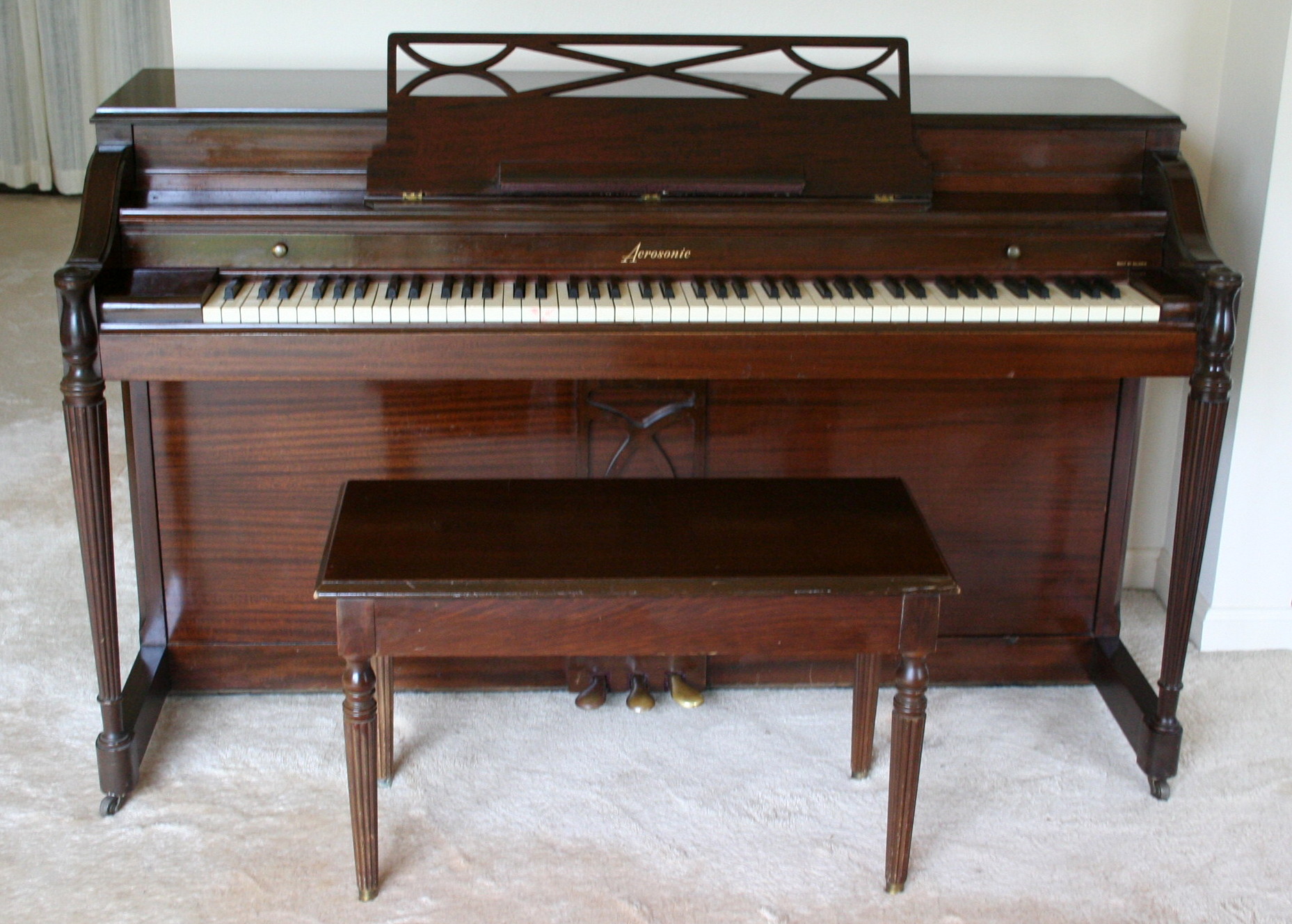 Vintage Baldwin Acrosonic Upright Piano