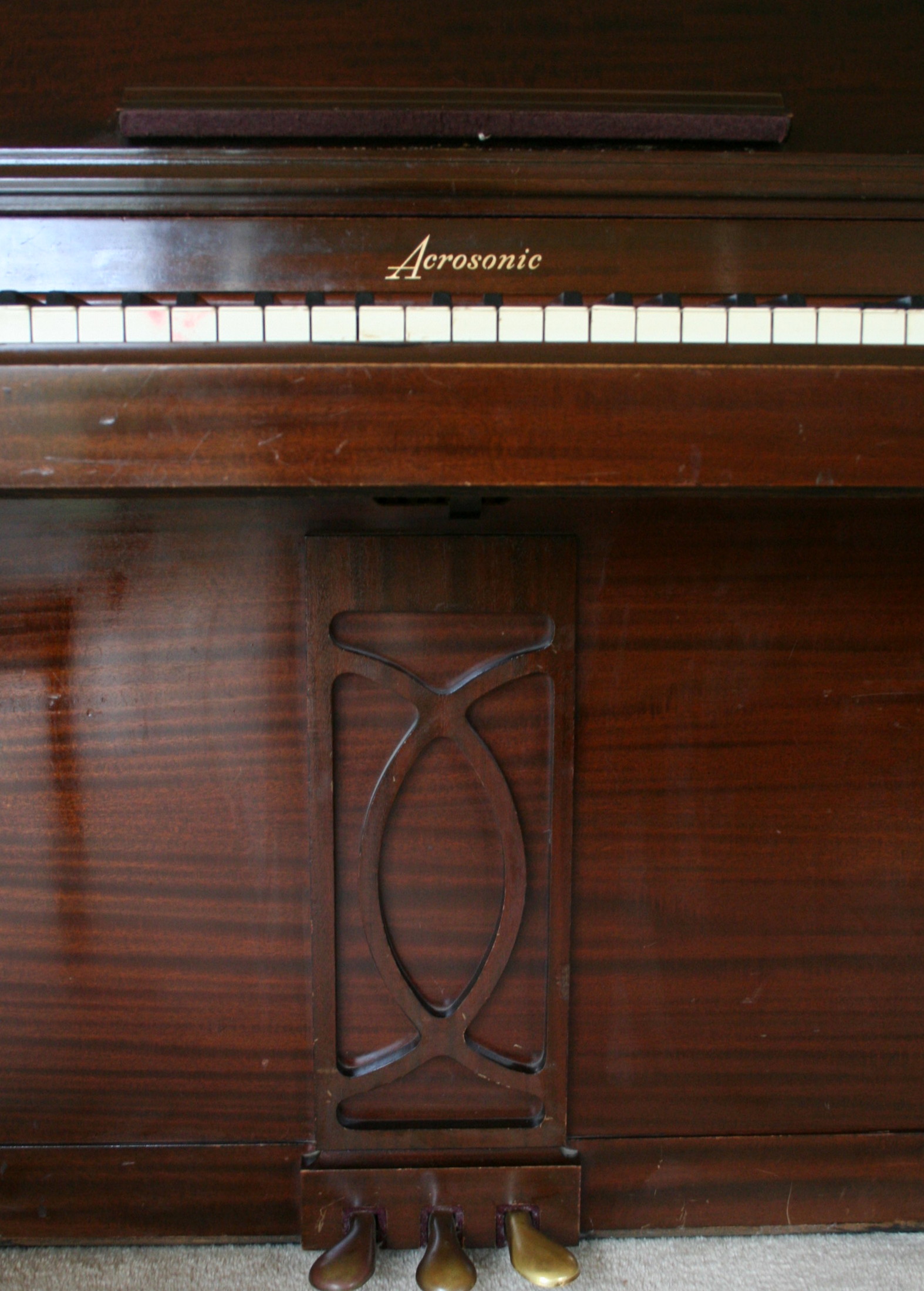 Vintage Baldwin Acrosonic Upright Piano