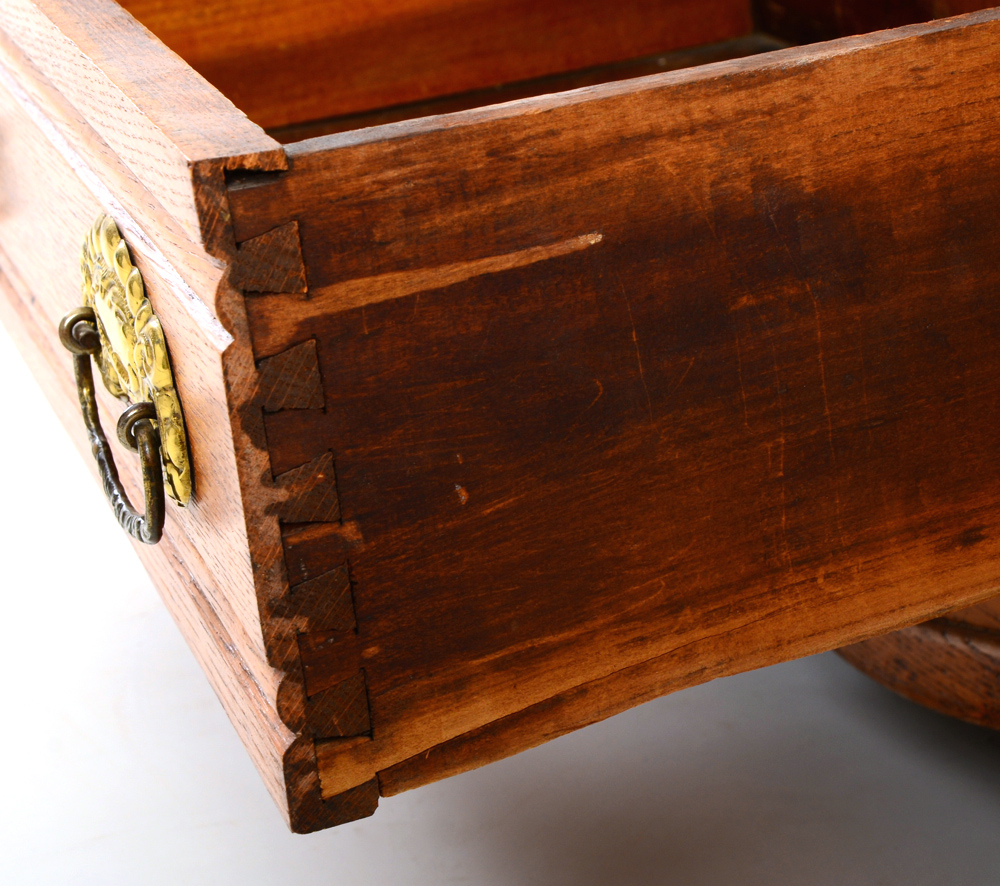 Late Victorian Oak Knock-Down Mirrored Wardrobe