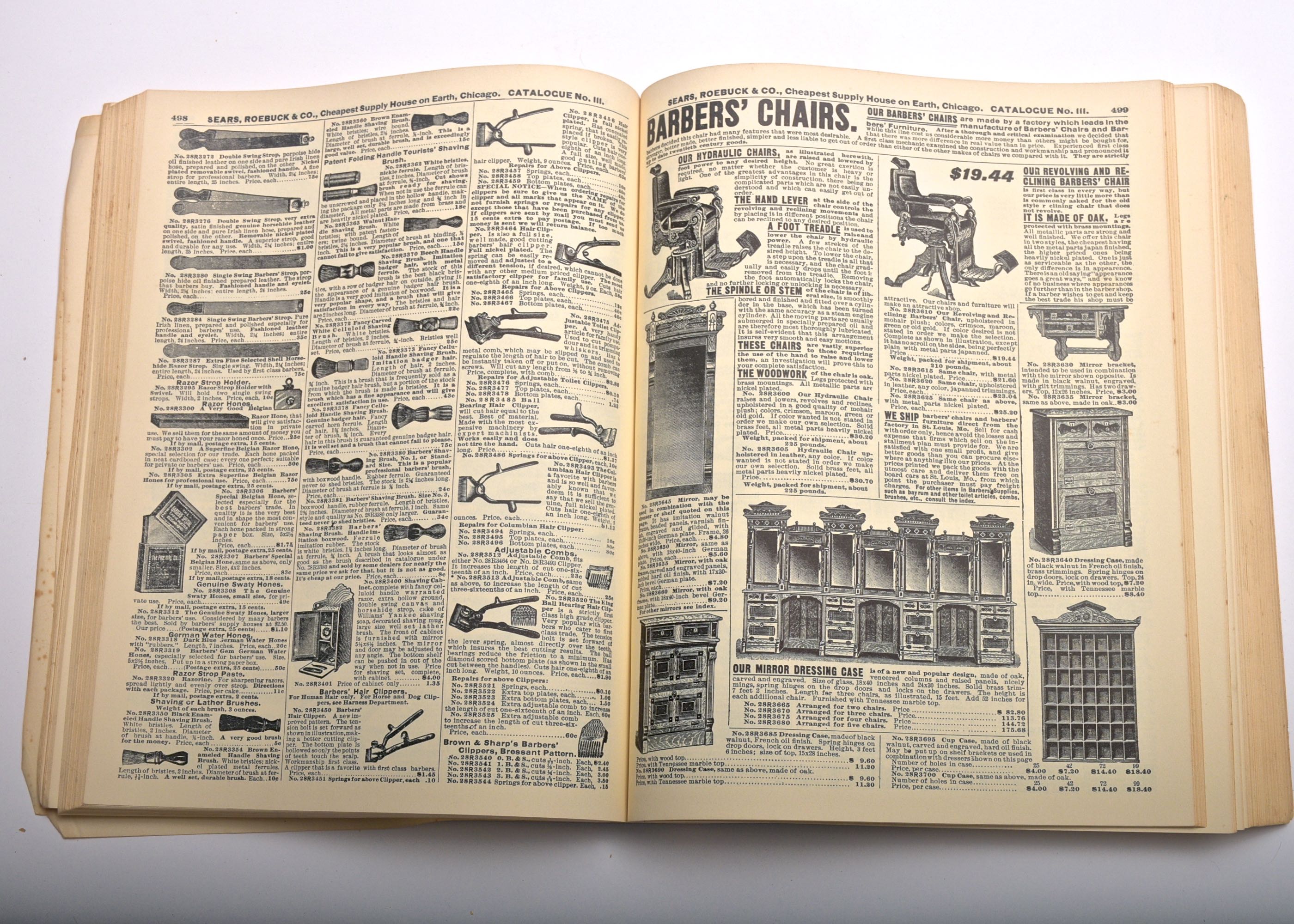 Vintage 1908 Sears Roebuck Catalogue