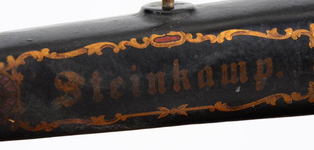 Antique Steinkamp Sewing Machine in Oak Table