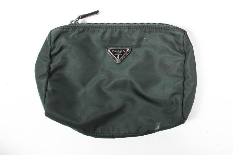 Prada Pouch In Forest Green