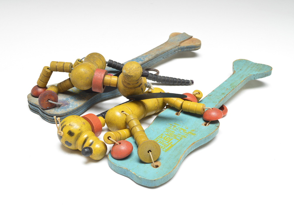 Vintage Pair of Fisher Price Pop-Up Kritters Pluto