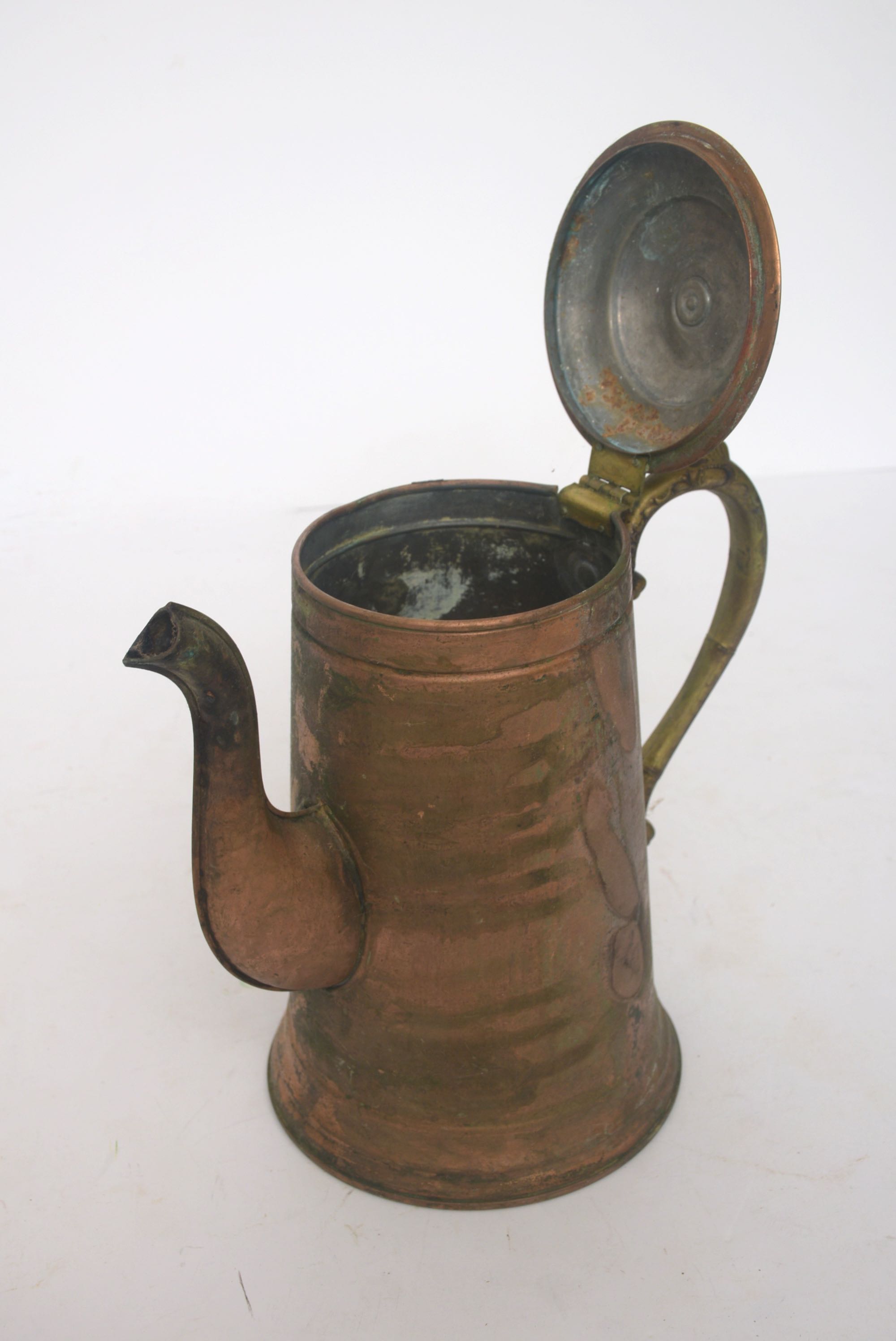 Copper Plate Coffee Pot