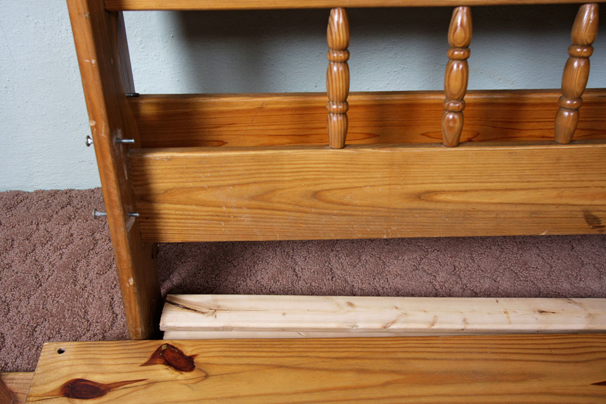 Full Size Pine Bed Frame