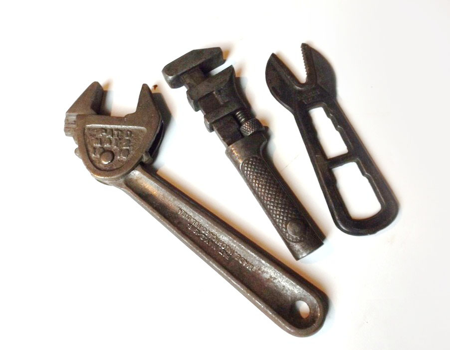 Three Vintage Wrenches